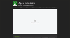 Desktop Screenshot of apexindustries.com.pk